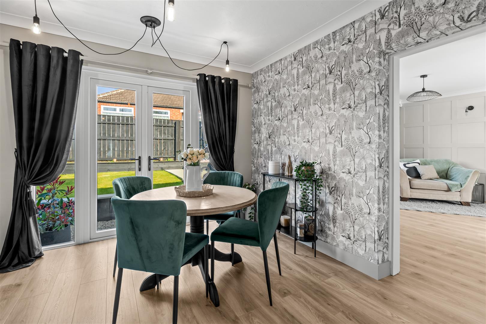 Dining Area With View Of Lounge